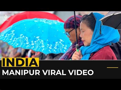 manipur viral video parade original twitter|Outrage in India over video of Manipur women。